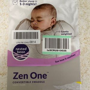 Nested Bean Zen One Swaddle Pink Girl Baby